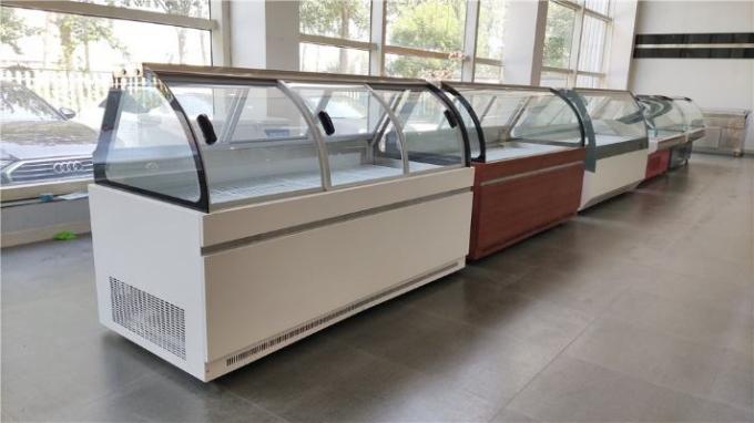 Low Temp 2~8 Degree Meat Display Freezer With Air Cooling 7