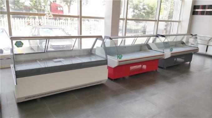 Low Temp 2~8 Degree Meat Display Freezer With Air Cooling 9