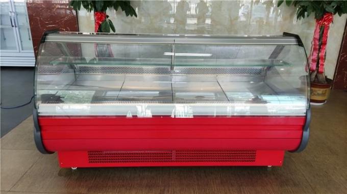 Low Temp 2~8 Degree Meat Display Freezer With Air Cooling 10