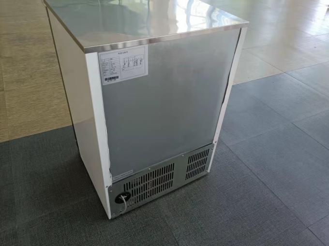 230L Upright Display Bar Fridge With Glass Door Stainless Steel R600a R134a