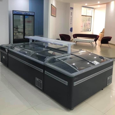 850mm Commercial Glass Freezer, IEC Direct Cooling Commercial Glass Freezer