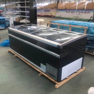 850mm Commercial Glass Freezer, IEC Direct Cooling Commercial Glass Freezer