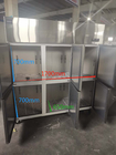 Commercial Stainless Steel Freezers Six Doors 48 Cu Ft