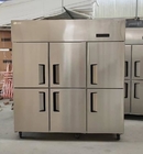 Restaurant 6 Door Commercial Stainless Steel Refrigerator Freezer 1800x700x1960mm