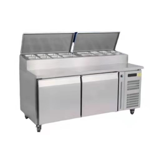 R134A R290A Commercial Chest Freezer Stainless Steel 1800x800x800mm